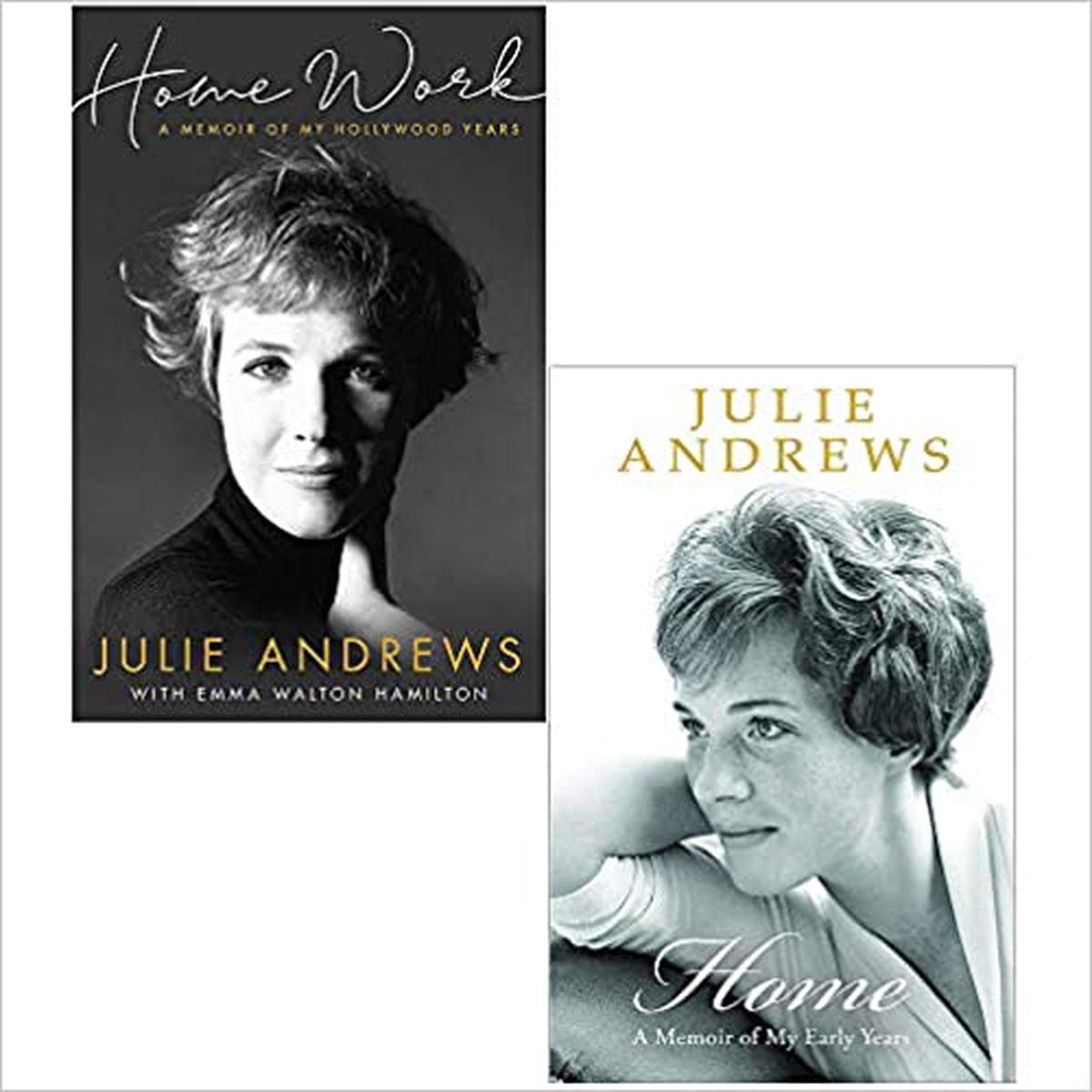 Julie Andrews 2 Books Collection Set (Home Work, Home)