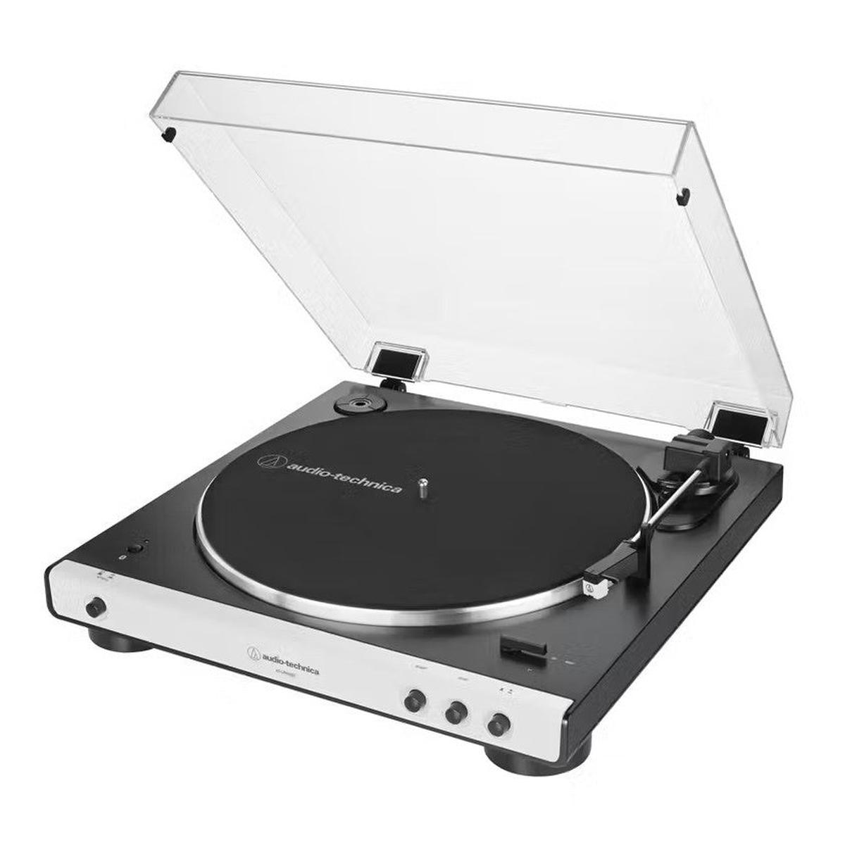 AUDIO TECHNICA-ATLP60XBT AUTOMATIC TURNTABLE WITH BLUETOOTH WHITE/BLACK *NEW* save $50