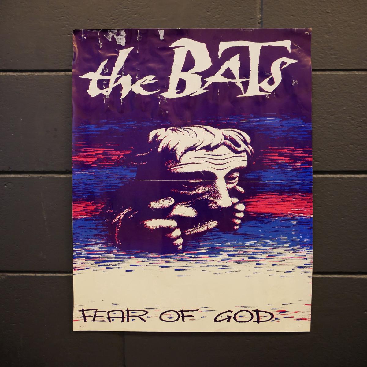 THE BATS FEAR OF GOD ORIGINAL ALBUM POSTER